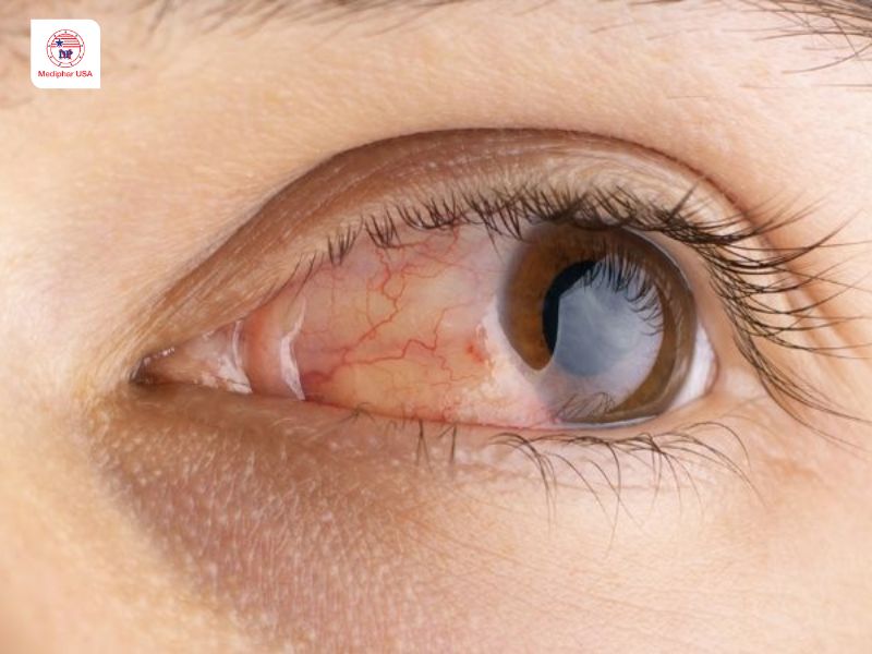 Tăng nhãn áp là gì? Dấu hiệu, nguyên nhân và cách điều trị Hình ảnh tăng nhẵn áp góc đóng