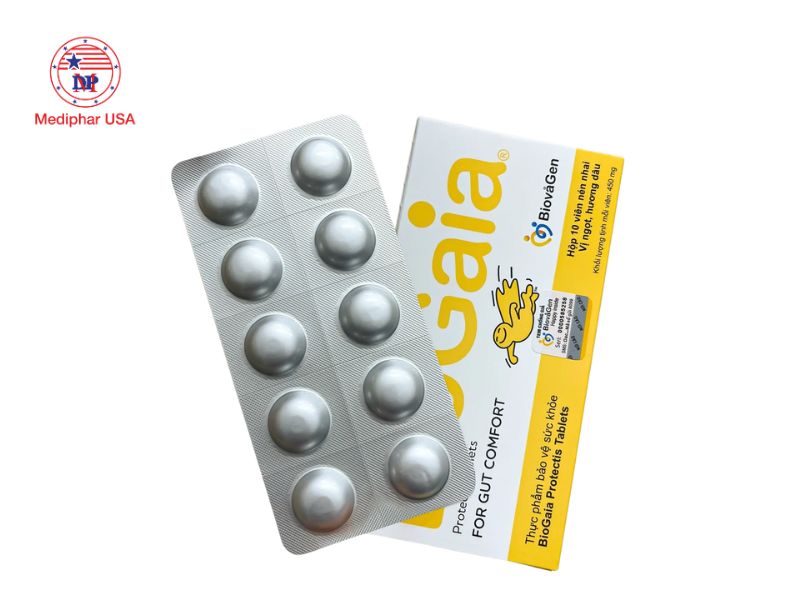 10+ Men tiêu hóa dạng viên nén tốt cho đường ruột Men vi sinh BioGaia Protectis Tablets dạng viên nén
