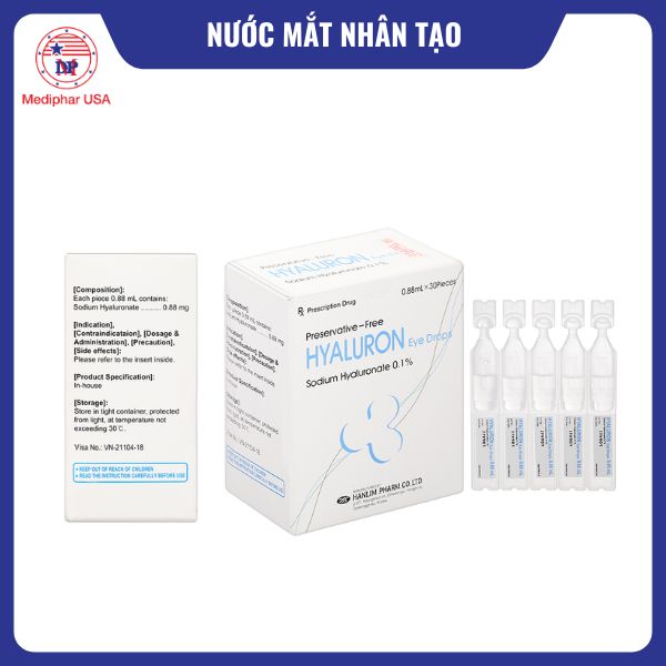 Nước mắt nhân tạo Hyaluron Eye Drops
