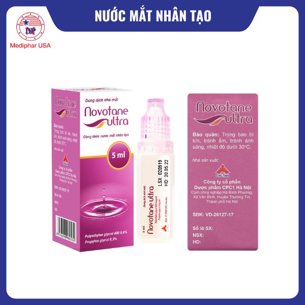 Nước mắt nhân tạo Novotane Ultra CPC1