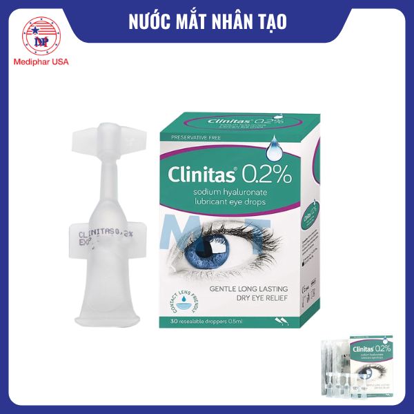 Nước mắt nhân tạo Clinitas 0,2%