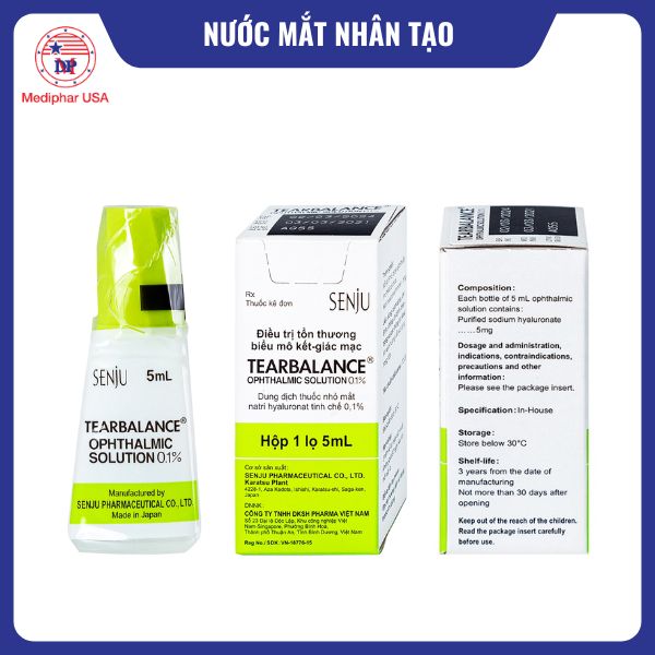 Nước mắt nhân tạo Tearbalance 0,1%