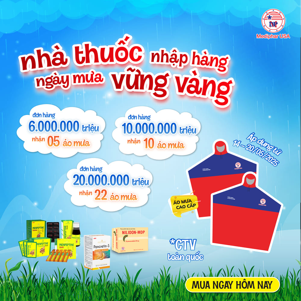 NHÀ THUỐC NHẬP HÀNG - NGÀY MƯA VỮNG VÀNG