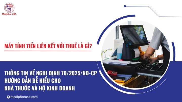 Máy tính tiền liên kết với thuế