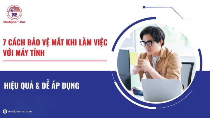 cách bảo vệ mắt khi làm việc với máy tính