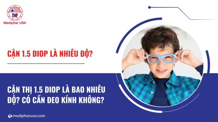 cận thị 1 5 diop là bao nhiêu độ​