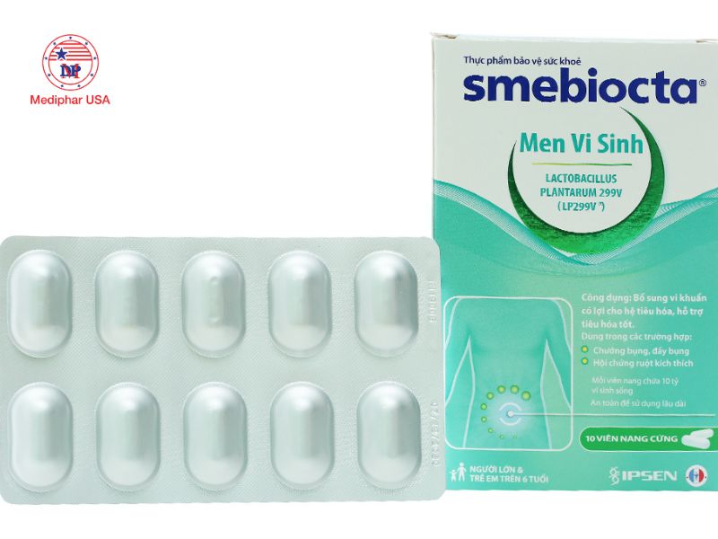 Review 7 men tiêu hóa của Pháp được tin dùng hiện nay Smebiocta là men vi sinh dành riêng cho người lớn