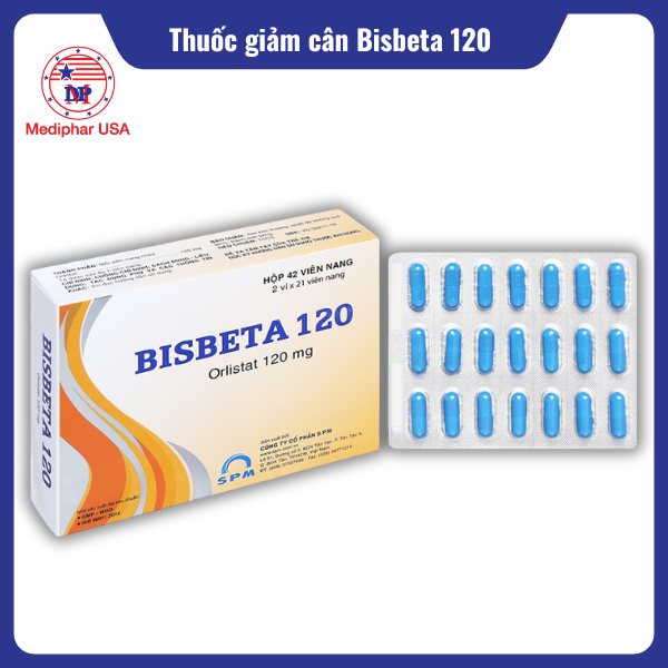 9 thuốc giảm cân an toàn hiệu quả được tin dùng hiện nay Thuốc giảm cân Bisbeta 120