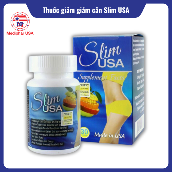 9 thuốc giảm cân an toàn hiệu quả được tin dùng hiện nay Viên uống giảm cân Slim USA