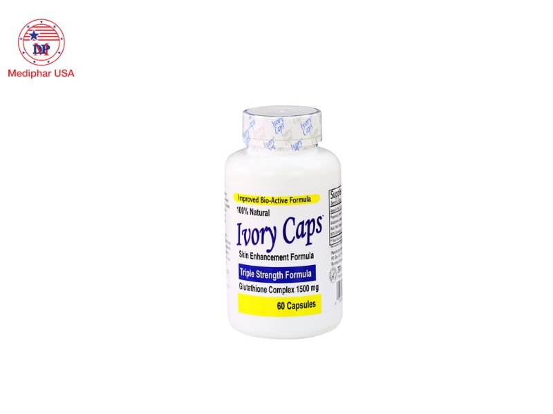 20+ viên uống trắng da hiệu quả hiện nay Viên uống trắng da toàn thân Ivory caps