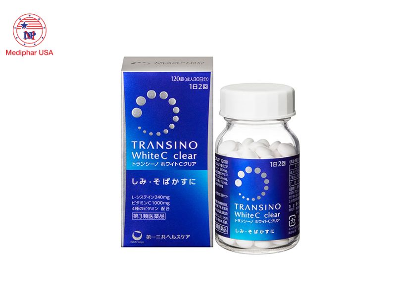 20+ viên uống trắng da hiệu quả hiện nay Transino White C Clear