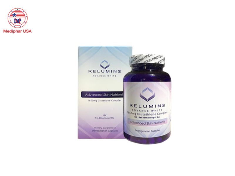 20+ viên uống trắng da hiệu quả hiện nay Relumins Advance White 1650mg