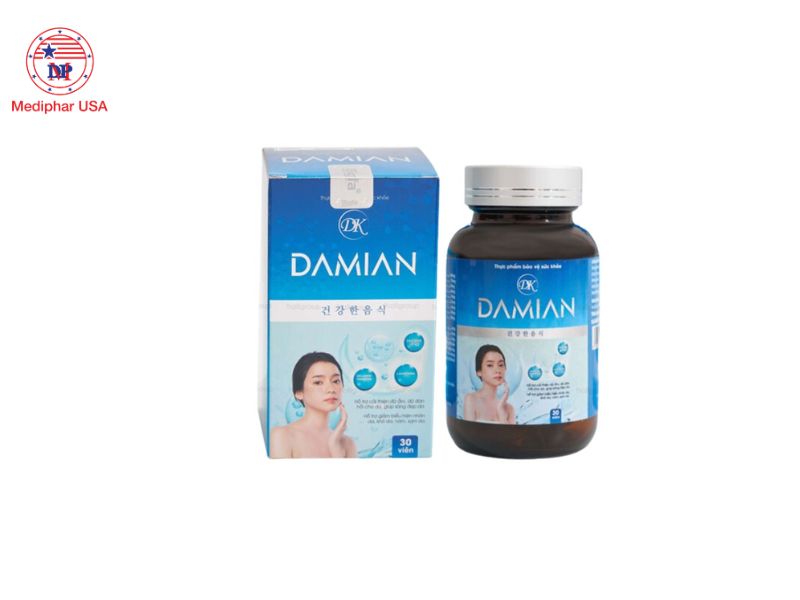 20+ viên uống trắng da hiệu quả hiện nay Viên uống trắng da Damian