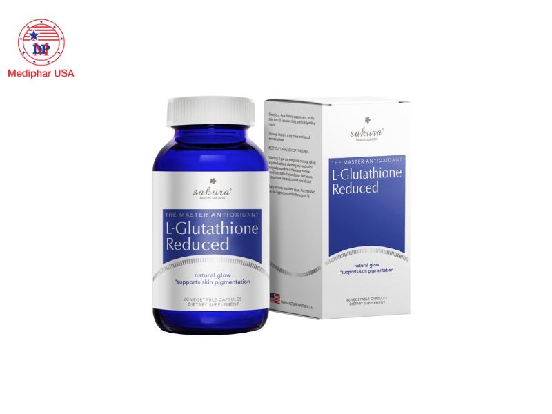20+ viên uống trắng da hiệu quả hiện nay Viên uống Sakura L - Glutathione Reduced