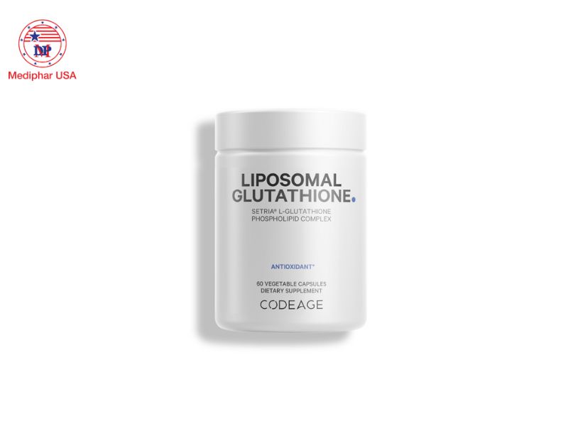 20+ viên uống trắng da hiệu quả hiện nay Liposomal Glutathione Codeage