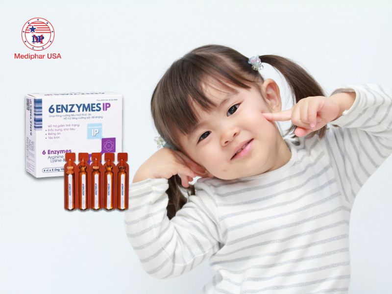 6 Enzymes IP có tốt không? Công dụng, cách dùng và lưu ý khi sử dụng Trẻ dưới 2 tuổi cần tham khảo ý kiến bác sĩ trước khi sử dụng 6 Enzymes IP