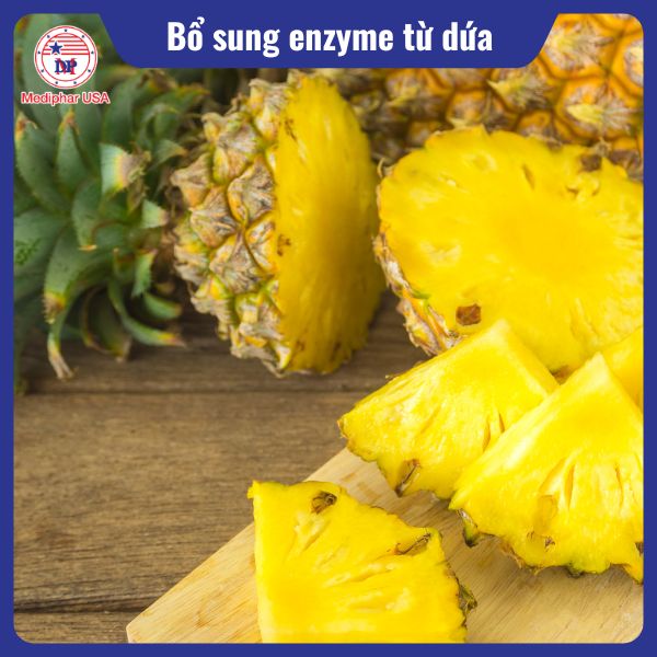 Cách bổ sung enzyme cho cơ thể hiệu quả Dứa chứa enzyme bromelain, giúp cơ thể hấp thu protein dễ dàng hơn