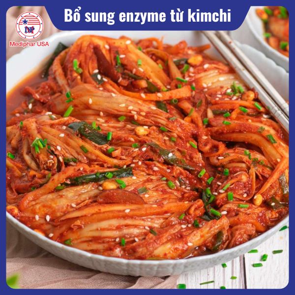 Cách bổ sung enzyme cho cơ thể hiệu quả Kimchi hỗ trợ tiêu hóa tốt, cải thiện cholesterol và sức khỏe tim mạch