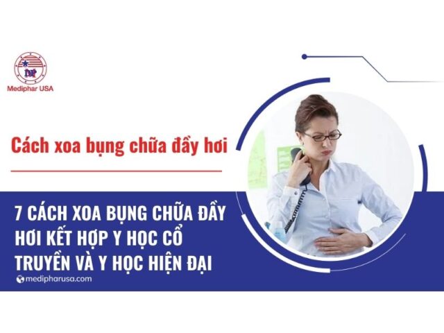 cách xoa bụng chữa đầy hơi
