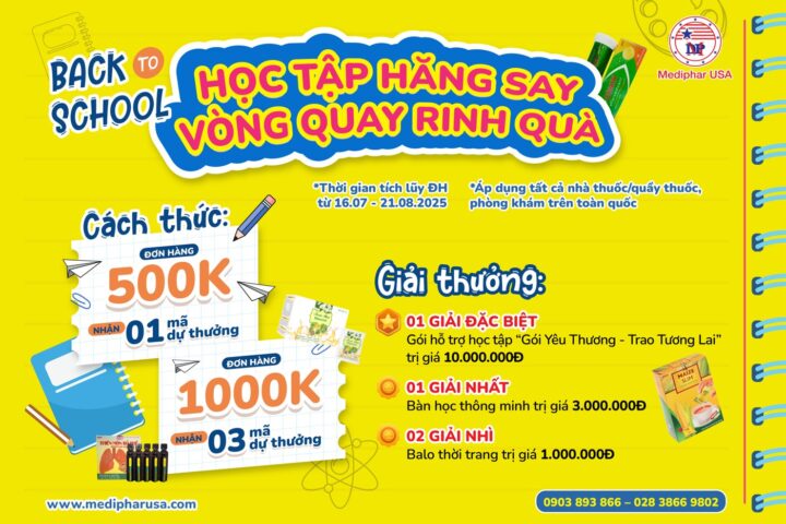 Back To School – Học Tập Hăng Say, Vòng Quay Rinh Quà Back To School – Học Tập Hăng Say, Vòng Quay Rinh Quà