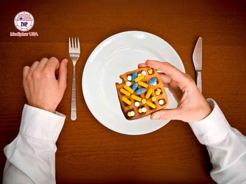 Thời điểm tốt nhất để uống men tiêu hóa là ngay trước, hoặc vào đầu bữa ăn