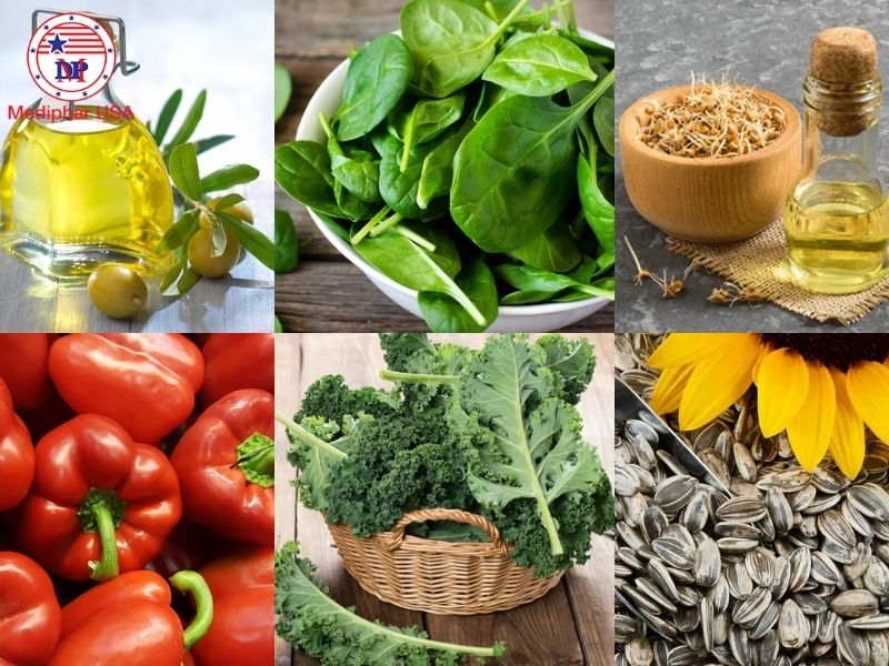 Mách bạn 7 nhóm thực phẩm tốt cho mắt khô Một số thực phẩm cung cấp vitamin E cho một đôi mắt khỏe
