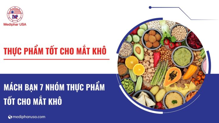 thực phẩm tốt cho mắt khô