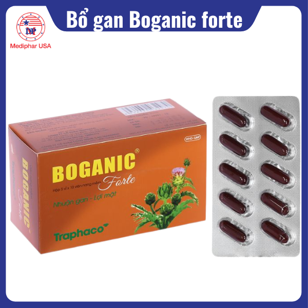 10 loại thuốc bổ gan tốt giúp giải độc và bảo vệ gan Bổ gan Boganic
