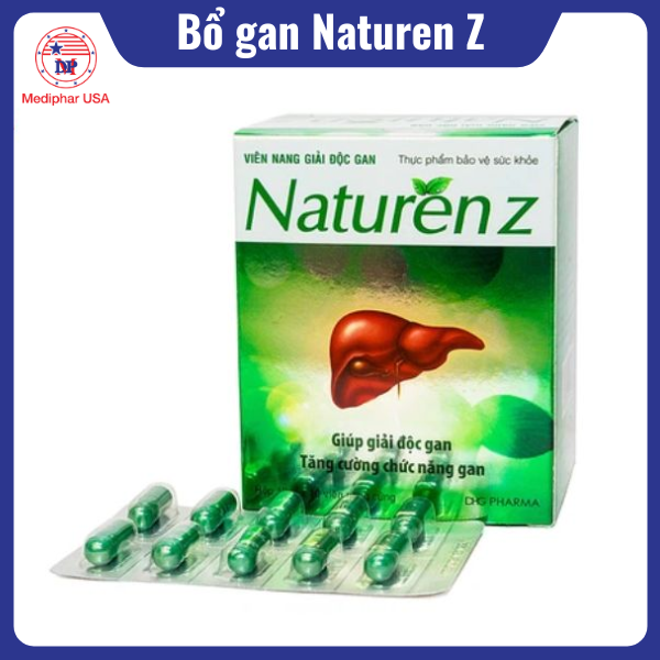 10 loại thuốc bổ gan tốt giúp giải độc và bảo vệ gan Bổ gan Naturen Z