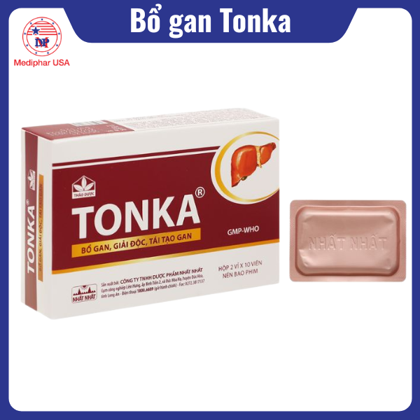 10 loại thuốc bổ gan tốt giúp giải độc và bảo vệ gan Bổ gan Tonka