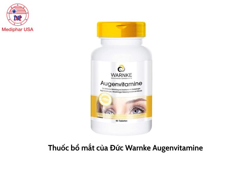 10 thuốc bổ mắt của Đức được tin dùng hiện nay Viên bổ mắt của Đức Warnke Augenvitamine