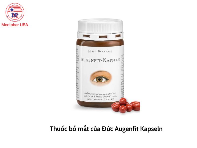 10 thuốc bổ mắt của Đức được tin dùng hiện nay Thuốc bổ mắt của Đức Augenfit Kapseln