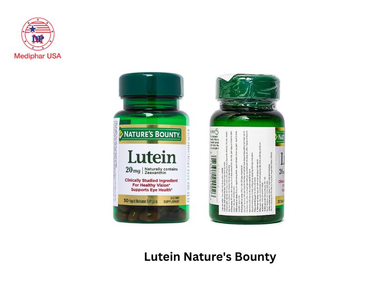 Top 12 thuốc bổ mắt của Mỹ được tin dùng hiện nay Thuốc bổ mắt Lutein Nature's Bounty