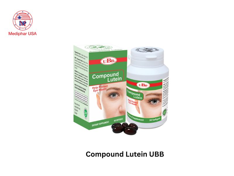 Top 12 thuốc bổ mắt của Mỹ được tin dùng hiện nay Viên uống bổ mắt Compound Lutein UBB