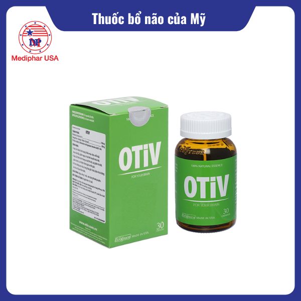 15 thuốc bổ não của Mỹ hiệu quả và được tin dùng hiện nay Viên uống bổ não của Mỹ Otiv