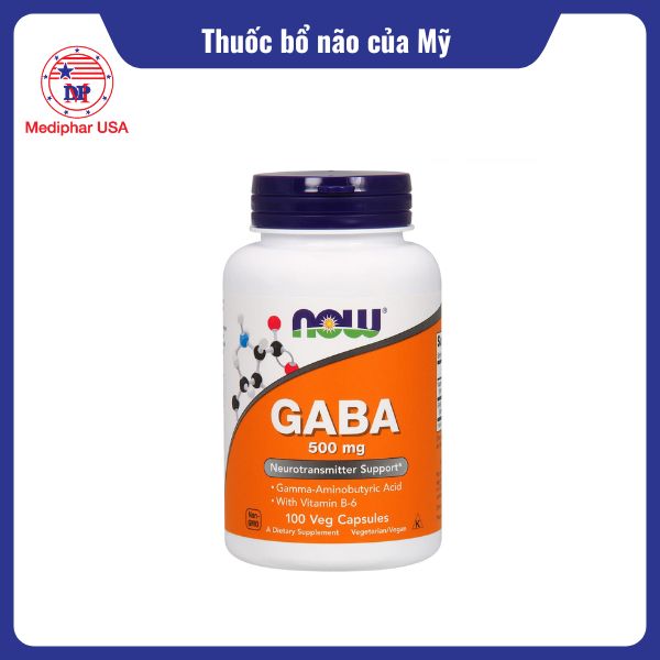15 thuốc bổ não của Mỹ hiệu quả và được tin dùng hiện nay Viên uống bổ não GABA