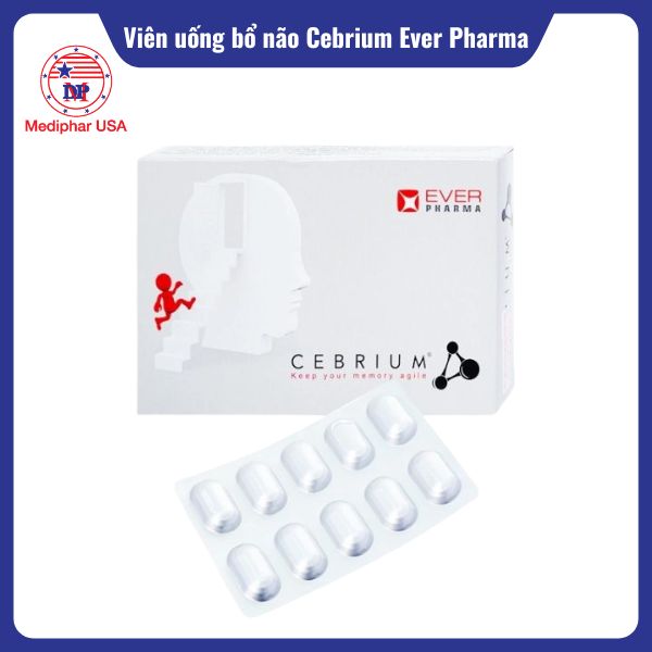 Thuốc bổ não Cebrium Ever Pharma