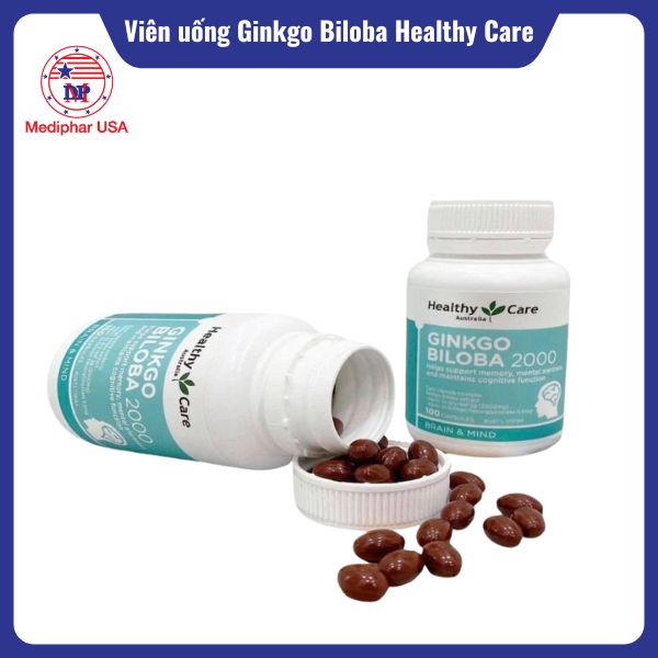 Viên uống Ginkgo Biloba Healthy Care