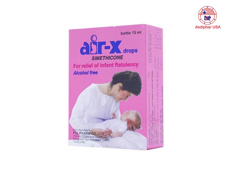 Gợi ý 4 loại thuốc chống đầy hơi cho trẻ sơ sinh Air - X là giải pháp nhẹ nhàng cho bụng bé yêu