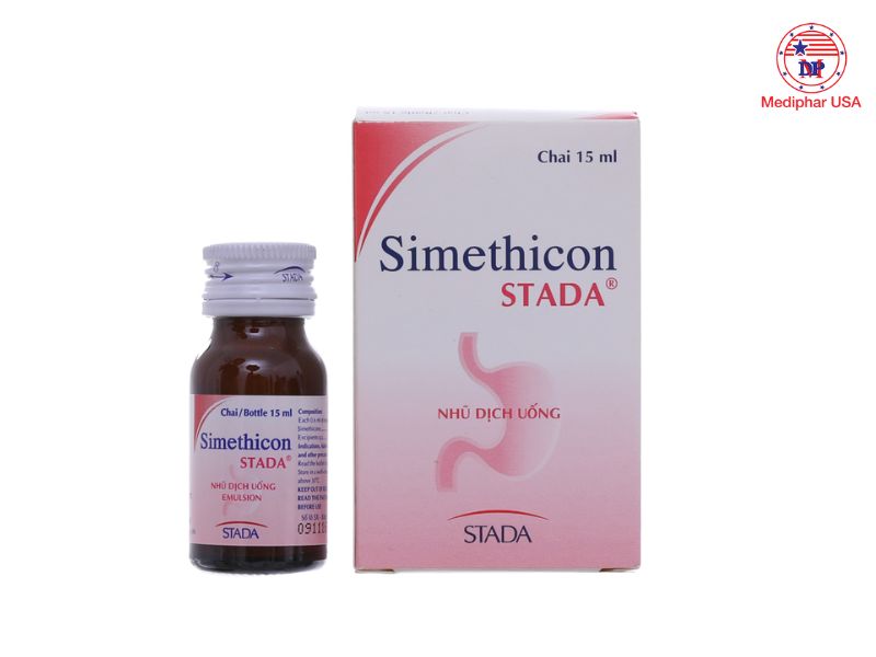 Gợi ý 4 loại thuốc chống đầy hơi cho trẻ sơ sinh Simethicon Stada giúp loại bỏ nhanh khí trong đường tiêu hoá