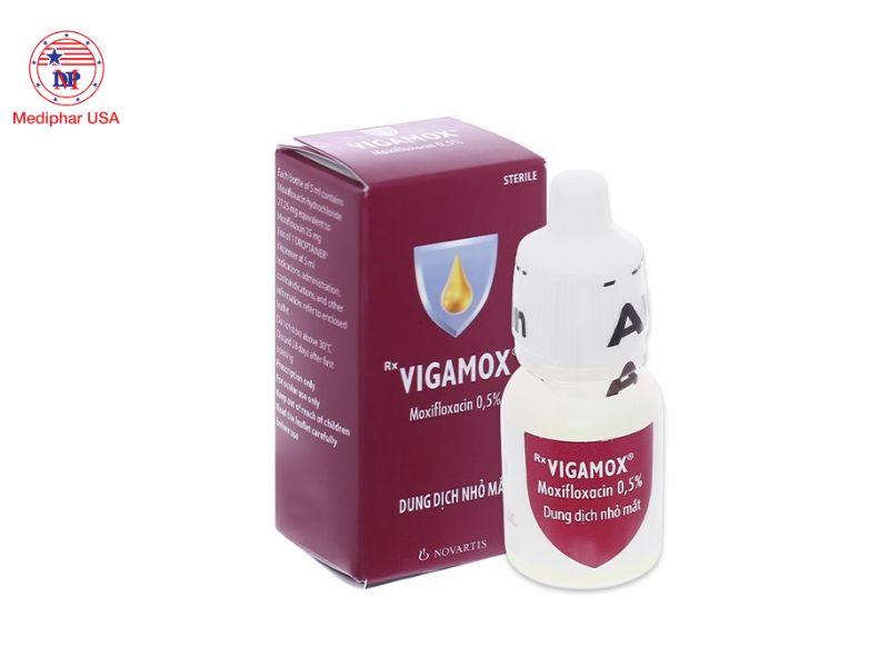 Top 9 loại thuốc nhỏ mắt kháng sinh hiệu quả hiện nay Thuốc nhỏ mắt Vigamox