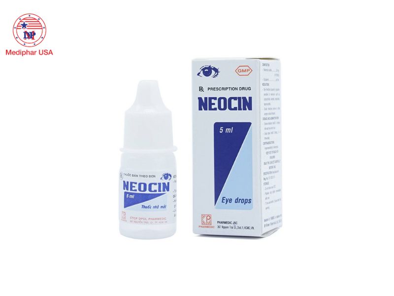 Top 9 loại thuốc nhỏ mắt kháng sinh hiệu quả hiện nay Thuốc nhỏ mắt Neocin