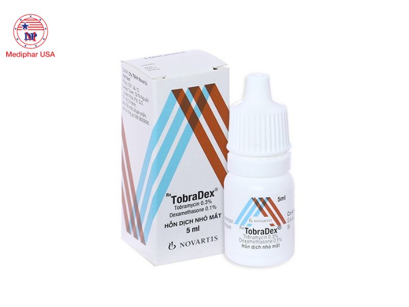 Top 9 loại thuốc nhỏ mắt kháng sinh hiệu quả hiện nay Thuốc nhỏ mắt Tobradex