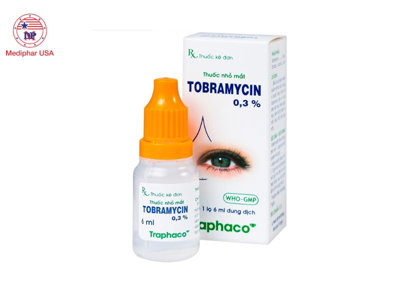 Top 9 loại thuốc nhỏ mắt kháng sinh hiệu quả hiện nay Thuốc nhỏ mắt Tobramycin 0,3%