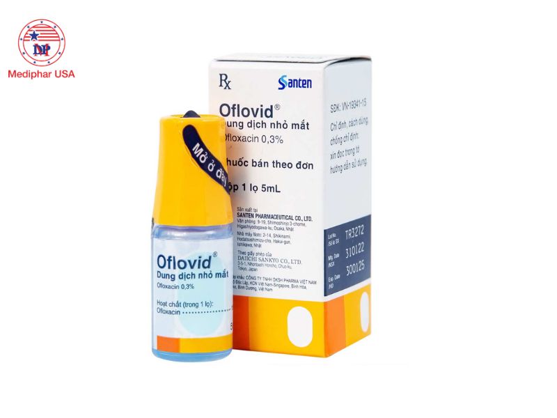 Top 9 loại thuốc nhỏ mắt kháng sinh hiệu quả hiện nay Thuốc nhỏ mắt Oflovid
