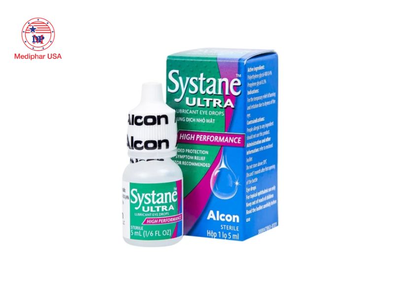 Thuốc nhỏ mắt trị đau mắt đỏ cho trẻ em an toàn và hiệu quả Thuốc nhỏ mắt Systane Ultra Alcon