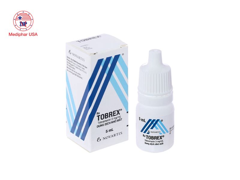 Thuốc nhỏ mắt trị đau mắt đỏ cho trẻ em an toàn và hiệu quả Thuốc nhỏ mắt Tobrex