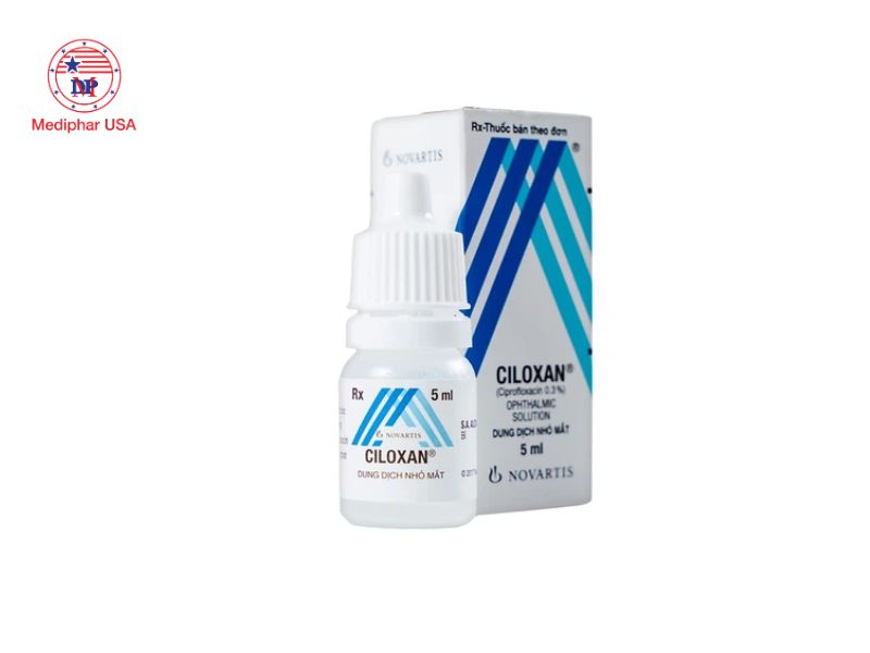 Thuốc nhỏ mắt trị đau mắt đỏ cho trẻ em an toàn và hiệu quả Thuốc nhỏ mắt Ciloxan Alcon
