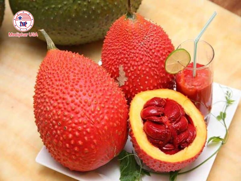 Uống nước gấc mỗi ngày có tốt không? Lợi ích và cách chế biến Gấc chứa chất chống oxy hóa mạnh giúp bảo vệ tim mạch