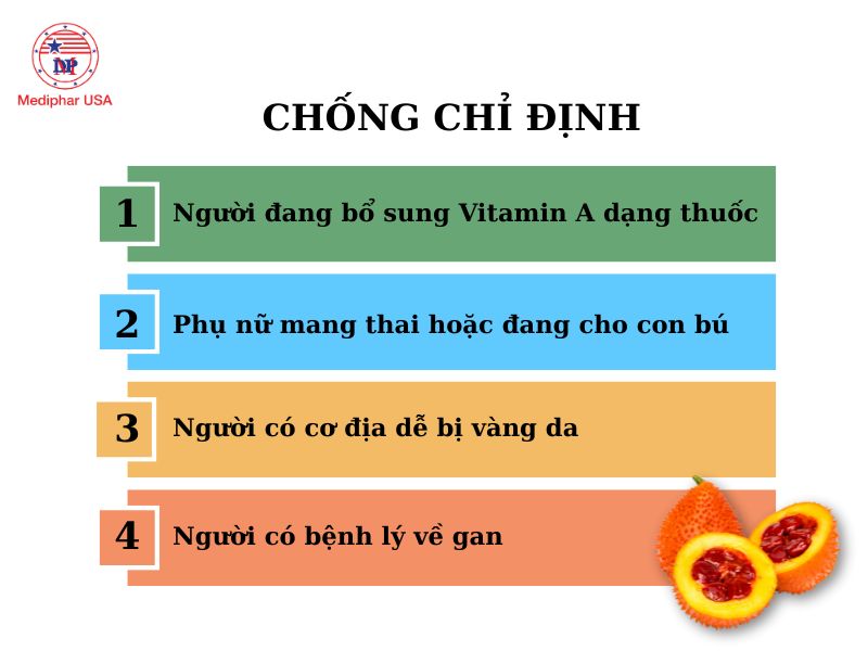Uống nước gấc mỗi ngày có tốt không? Lợi ích và cách chế biến Đối tượng cần đặc biệt lưu ý trước khi sử dụng nước gấc